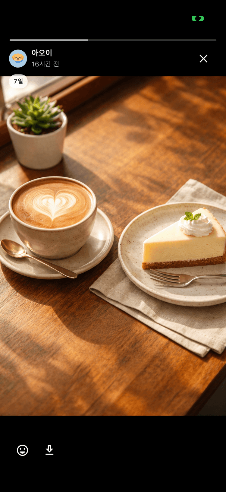 보기만 해도 근황이 전해져요 - 말이 없어도 마음이 닿아요