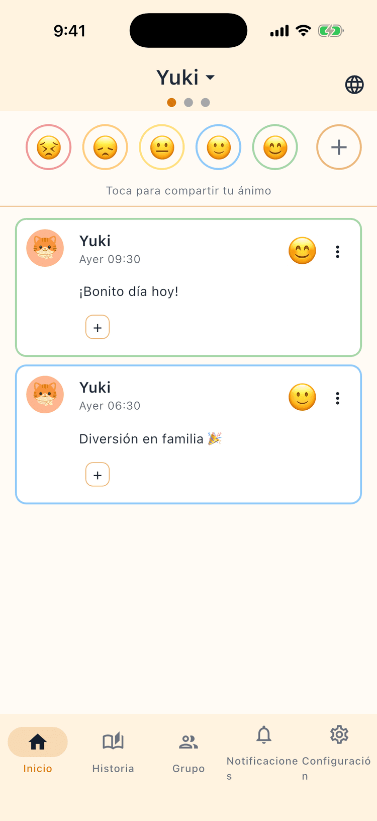 Revisa el estado de tu familia al instante - Compartir con un toque, todos los días