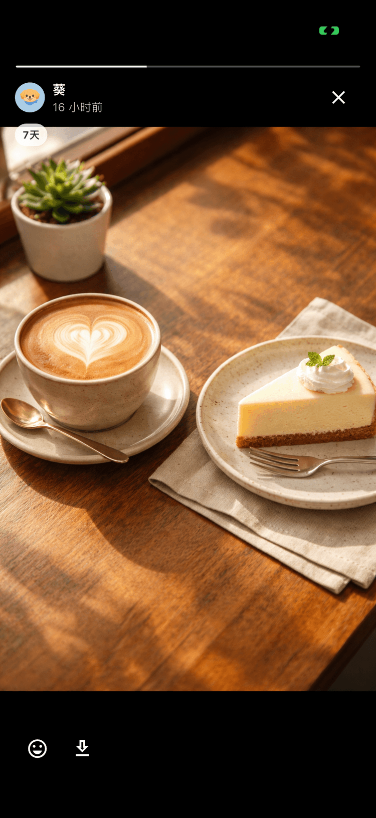 看看就能知道近况 - 不必多说,也能传达关心